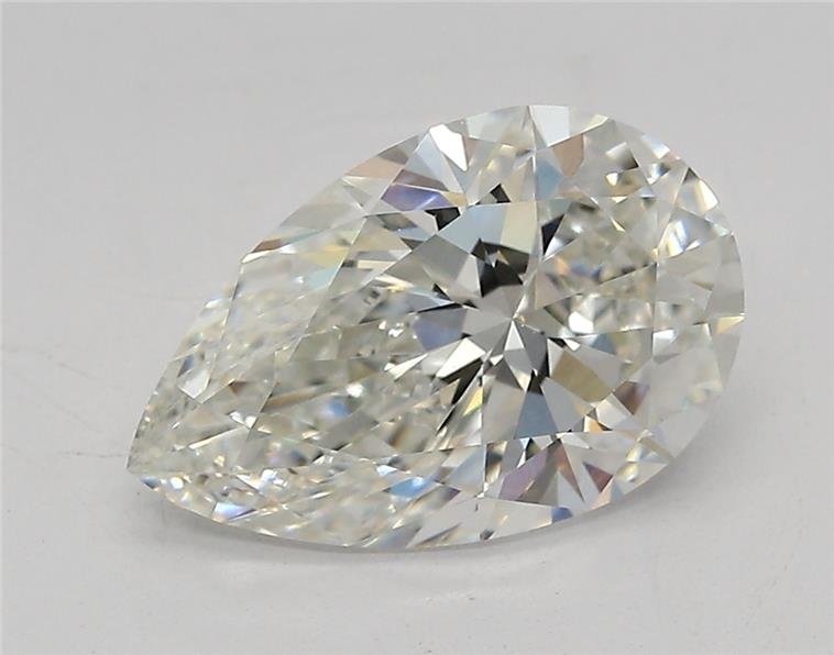 2.08ct F VVS2 Rare Carat Ideal Cut Pear Lab Grown Diamond