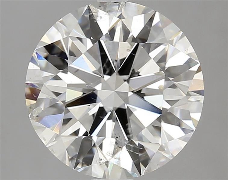 3.50ct I SI2 Rare Carat Ideal Cut Round Diamond