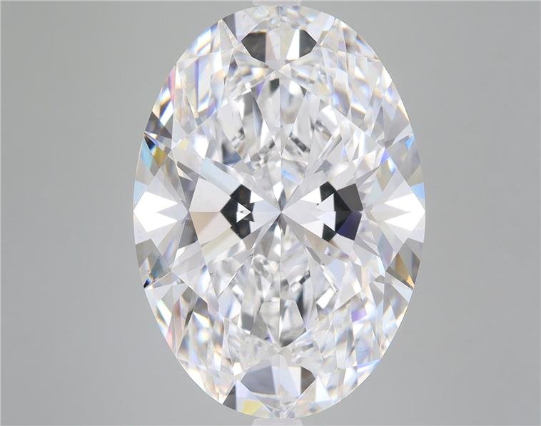 12.84ct E VS2 Rare Carat Ideal Cut Oval Lab Grown Diamond