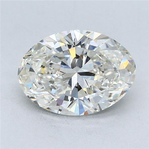 2.36ct H VS1 Rare Carat Ideal Cut Oval Lab Grown Diamond