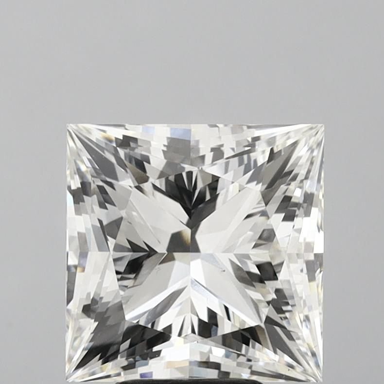 6.01ct G VS1 Rare Carat Ideal Cut Princess Lab Grown Diamond