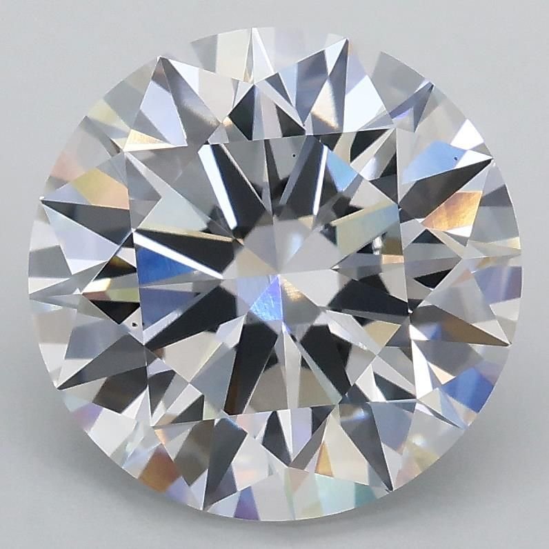 3.09ct E VS1 Rare Carat Ideal Cut Round Lab Grown Diamond