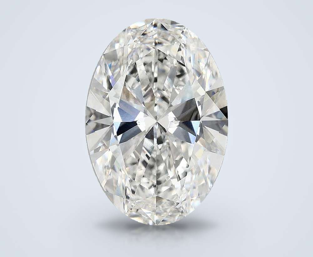 6.87 Carat Oval Lab Diamond