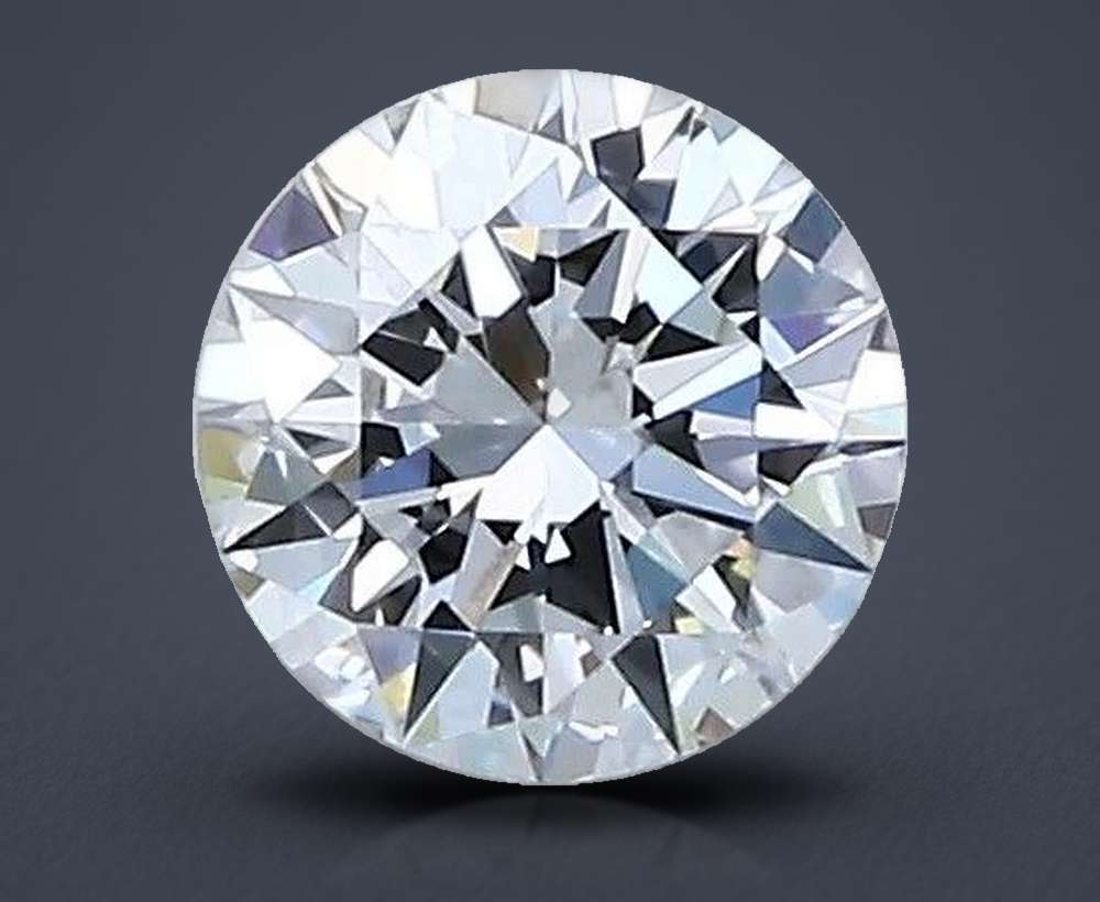 0.54 Carat Round Natural Diamond