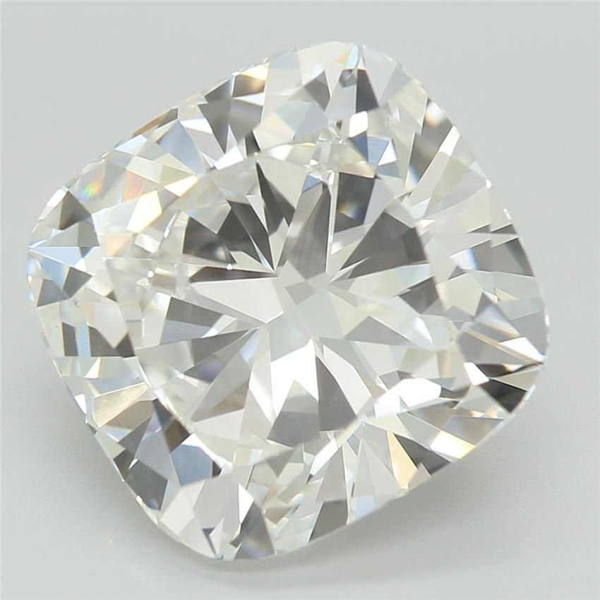5.12ct E VVS2 Rare Carat Ideal Cut Cushion Lab Grown Diamond