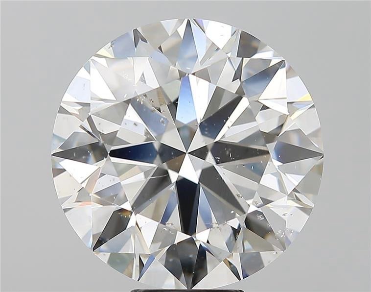 11.02ct H SI2 Rare Carat Ideal Cut Round Diamond