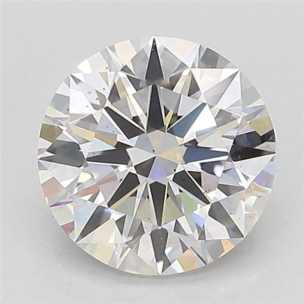 2.11ct E VS2 Rare Carat Ideal Cut Round Lab Grown Diamond