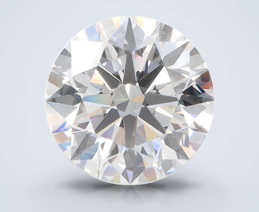 4.08 Carat Round Lab Diamond