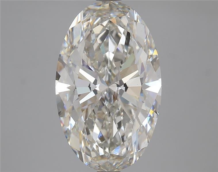 5.10ct I VS2 Rare Carat Ideal Cut Oval Lab Grown Diamond