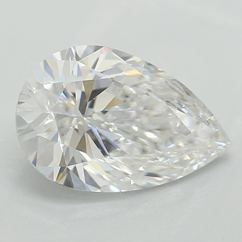 0.75ct D VS1 Rare Carat Ideal Cut Pear Lab Grown Diamond