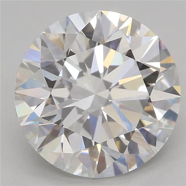 3.06ct E VS2 Rare Carat Ideal Cut Round Lab Grown Diamond