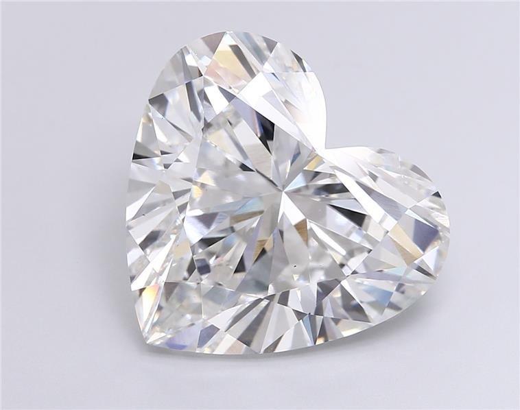 11.07ct F VS1 Rare Carat Ideal Cut Heart Lab Grown Diamond