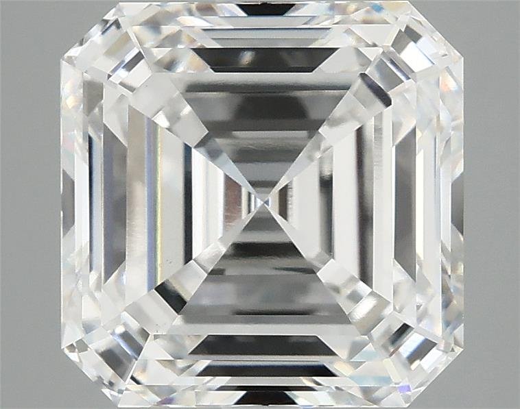 5.09ct E VS1 Rare Carat Ideal Cut Asscher Lab Grown Diamond