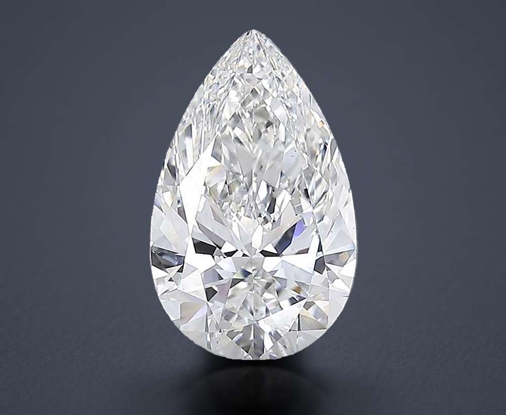8.55 Carat Pear Lab Diamond