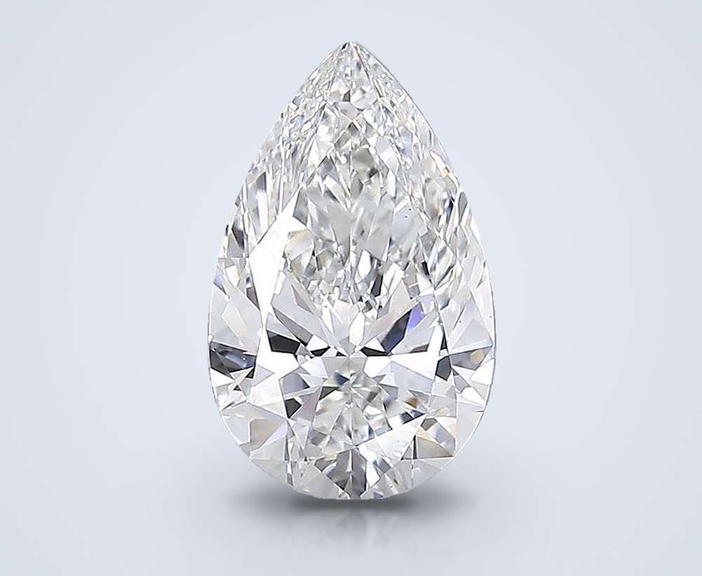 8.55 Carat Pear Lab Diamond