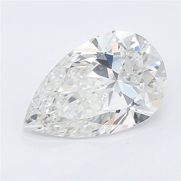 1.56ct E VS1 Rare Carat Ideal Cut Pear Lab Grown Diamond