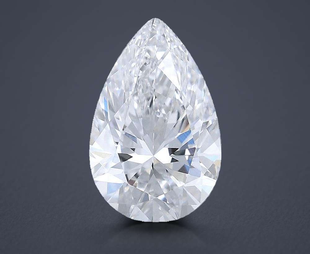 1.00 Carat Pear Lab Diamond