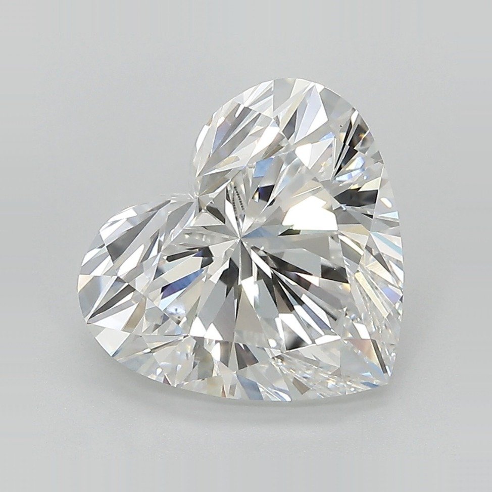 4.61ct E VS1 Rare Carat Ideal Cut Heart Lab Grown Diamond