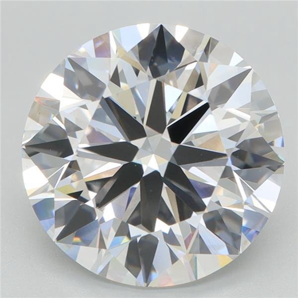 4.57ct E VVS2 Rare Carat Ideal Cut Round Lab Grown Diamond