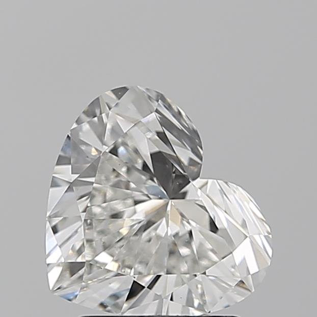 1.58ct G VS1 Rare Carat Ideal Cut Heart Lab Grown Diamond
