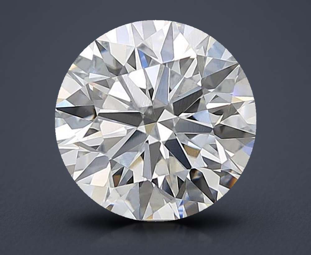 3.09 Carat Round Lab Diamond