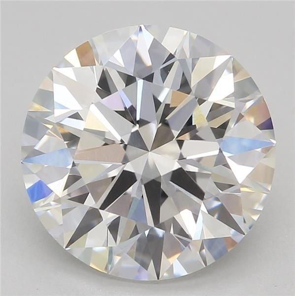 2.76ct F VS1 Rare Carat Ideal Cut Round Lab Grown Diamond