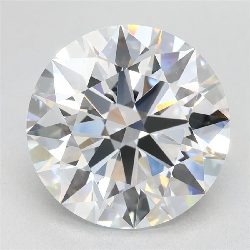 3.13ct D IF Rare Carat Ideal Cut Round Lab Grown Diamond