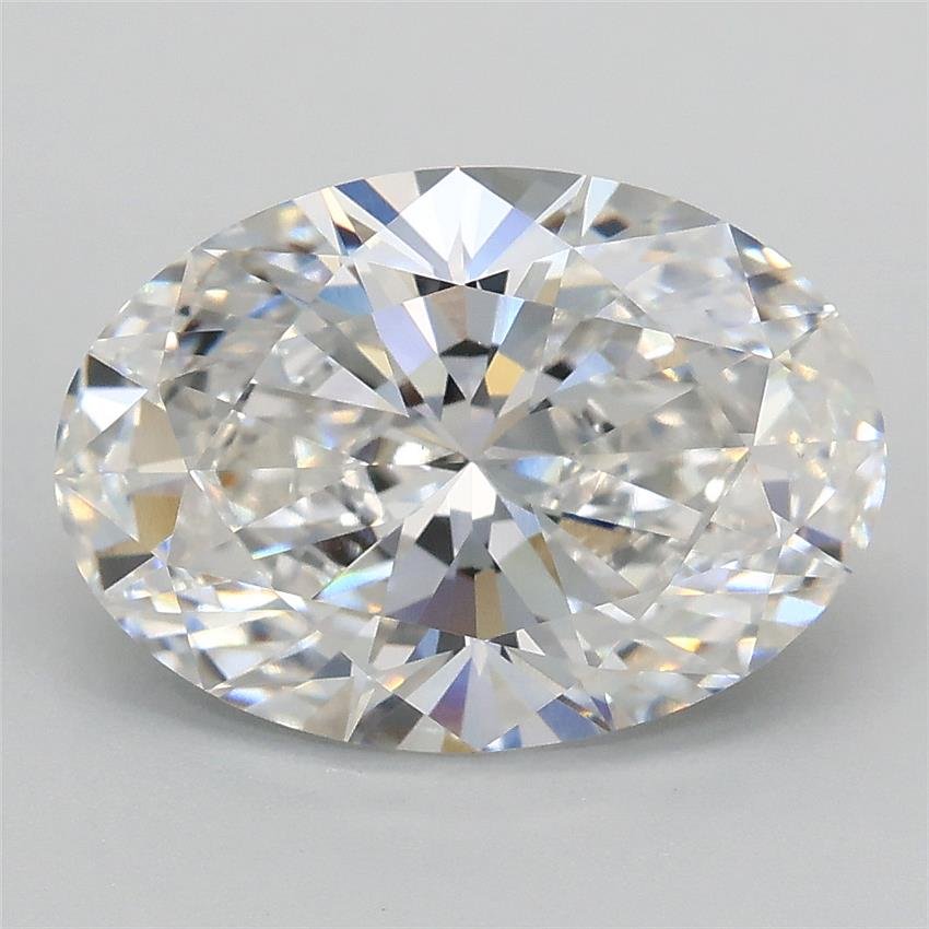 3.01ct E VS1 Rare Carat Ideal Cut Oval Lab Grown Diamond