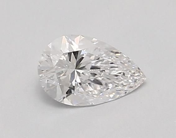0.53ct D VVS2 Very Good Cut Pear Lab Grown Diamond