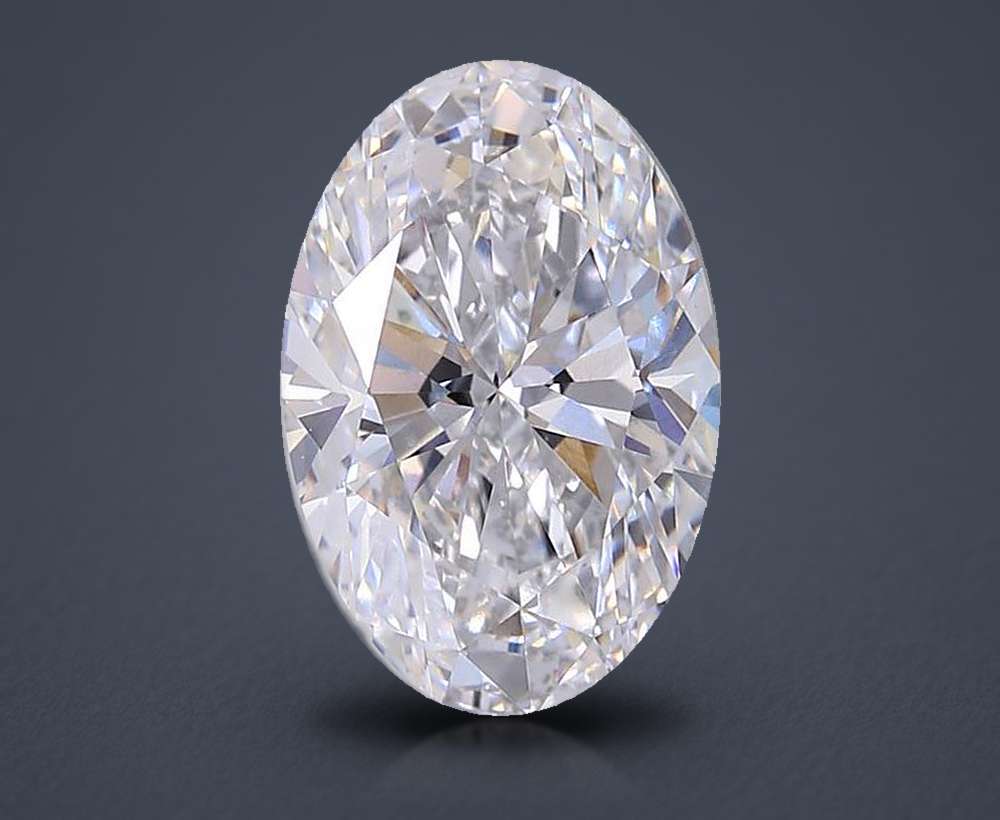 3.92 Carat Oval Lab Diamond