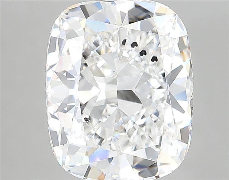 4.27ct F SI1 Rare Carat Ideal Cut Cushion Lab Grown Diamond