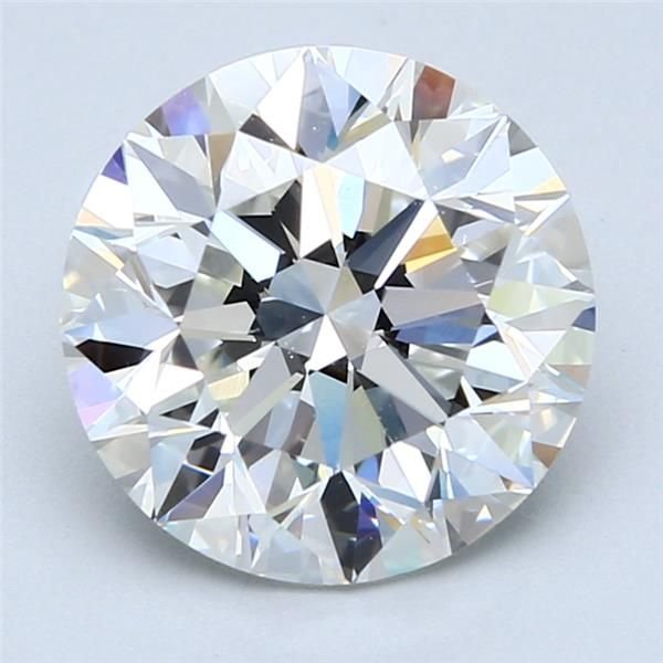 4.01ct H SI1 Excellent Cut Round Diamond