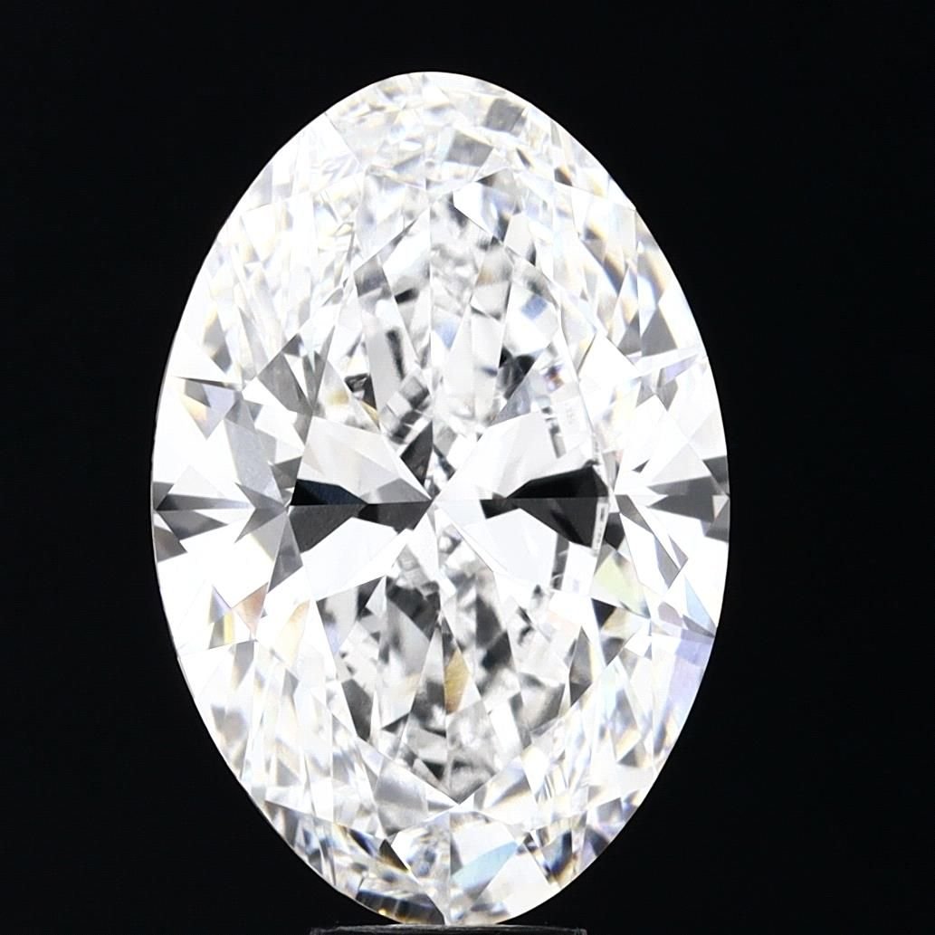 14.01ct E VVS2 Rare Carat Ideal Cut Oval Lab Grown Diamond