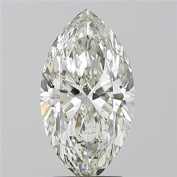 2.51ct J SI2 Rare Carat Ideal Cut Marquise Diamond