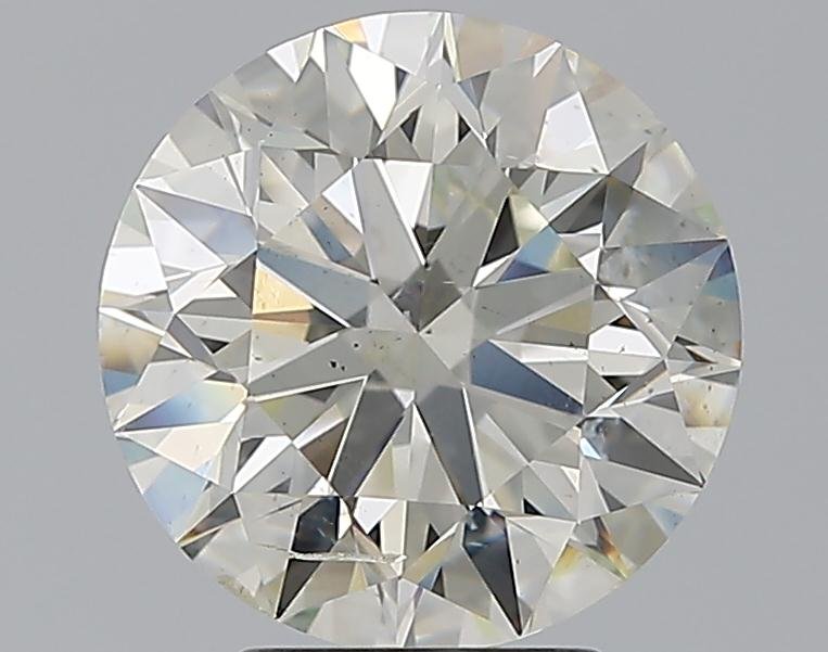 3.51ct J SI2 Excellent Cut Round Diamond