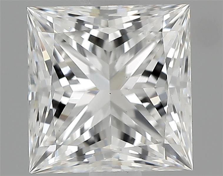 0.89ct E VS1 Rare Carat Ideal Cut Princess Lab Grown Diamond