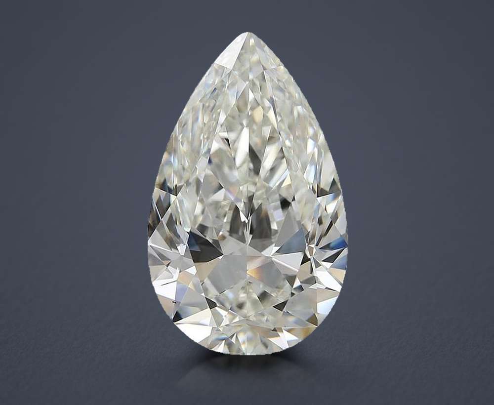 7.41 Carat Pear Lab Diamond