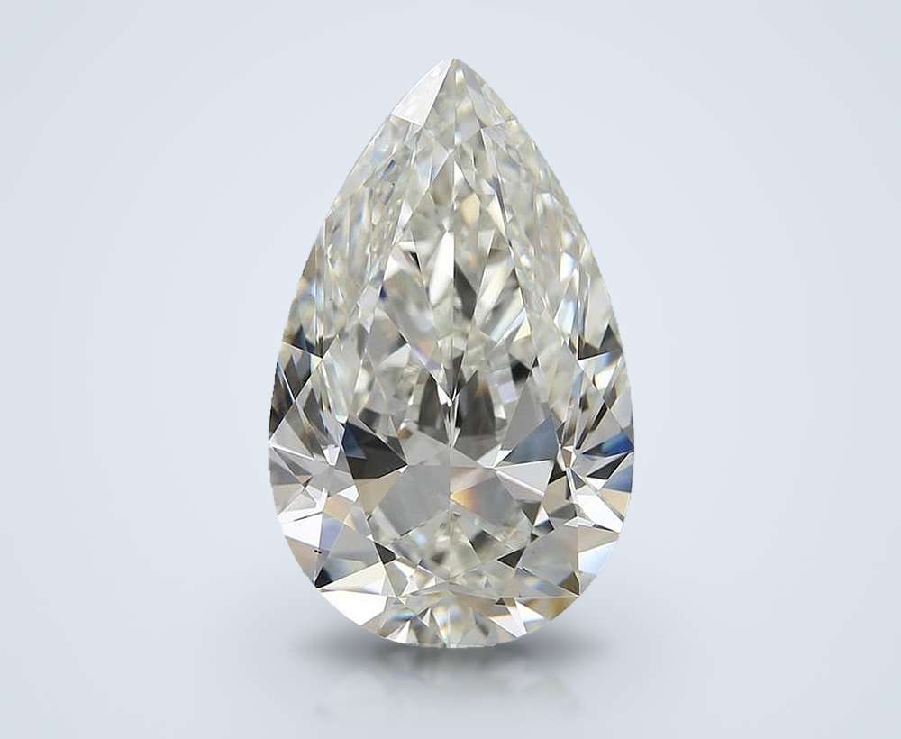 7.41 Carat Pear Lab Diamond