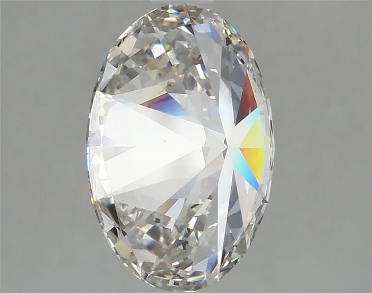 2.57ct H SI1 Rare Carat Ideal Cut Oval Lab Grown Diamond