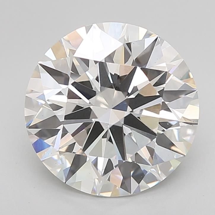 3.56ct F VS2 Rare Carat Ideal Cut Round Lab Grown Diamond