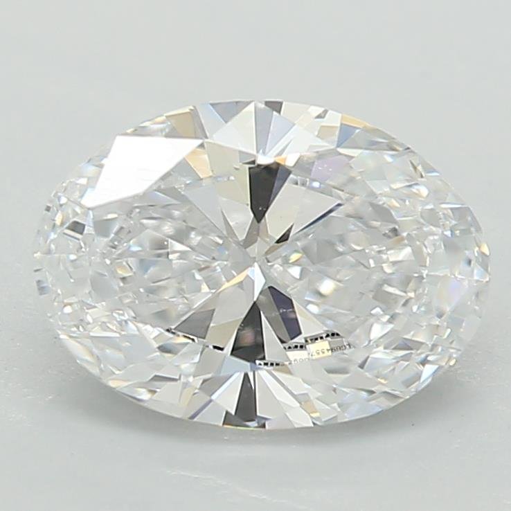 0.75ct D VS1 Rare Carat Ideal Cut Oval Lab Grown Diamond