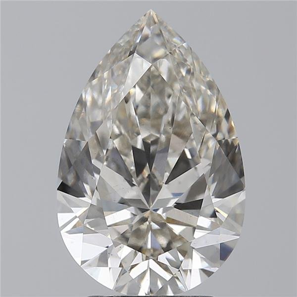 3.05ct I VS2 Rare Carat Ideal Cut Pear Lab Grown Diamond