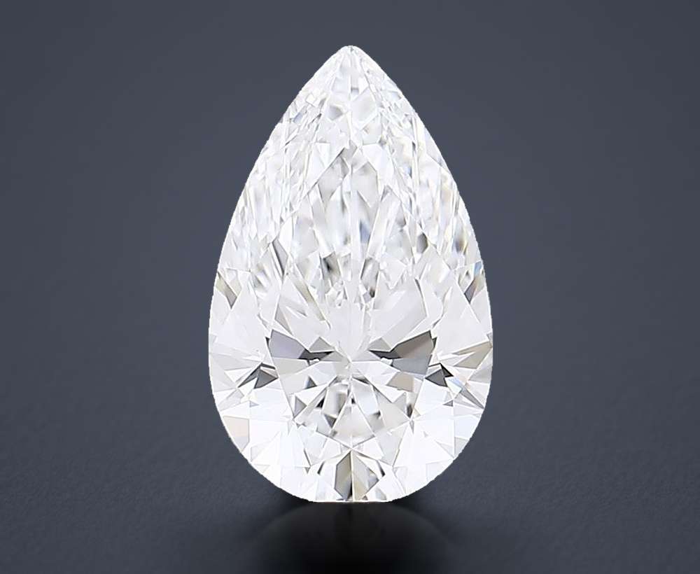 2.92 Carat Pear Lab Diamond