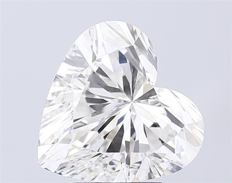 5.02ct F VS2 Very Good Cut Heart Lab Grown Diamond