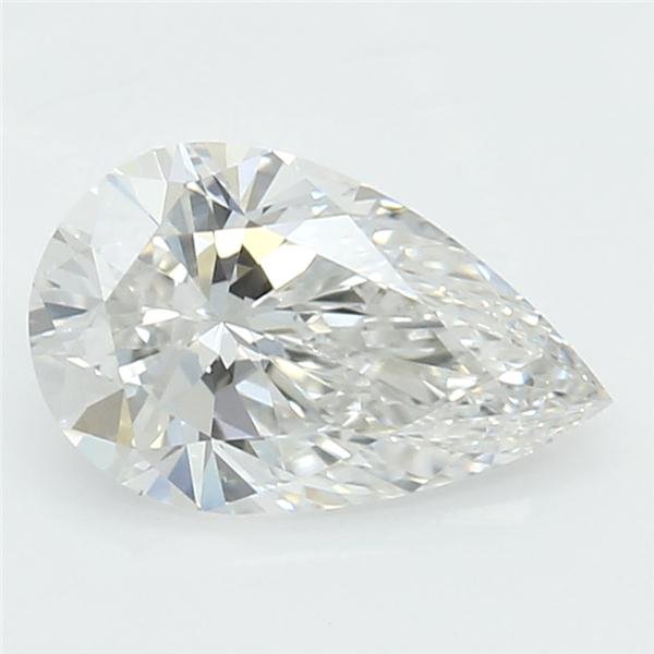 0.58ct F VVS2 Very Good Cut Pear Lab Grown Diamond