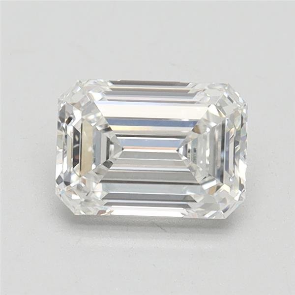 1.06ct E VVS2 Rare Carat Ideal Cut Emerald Lab Grown Diamond