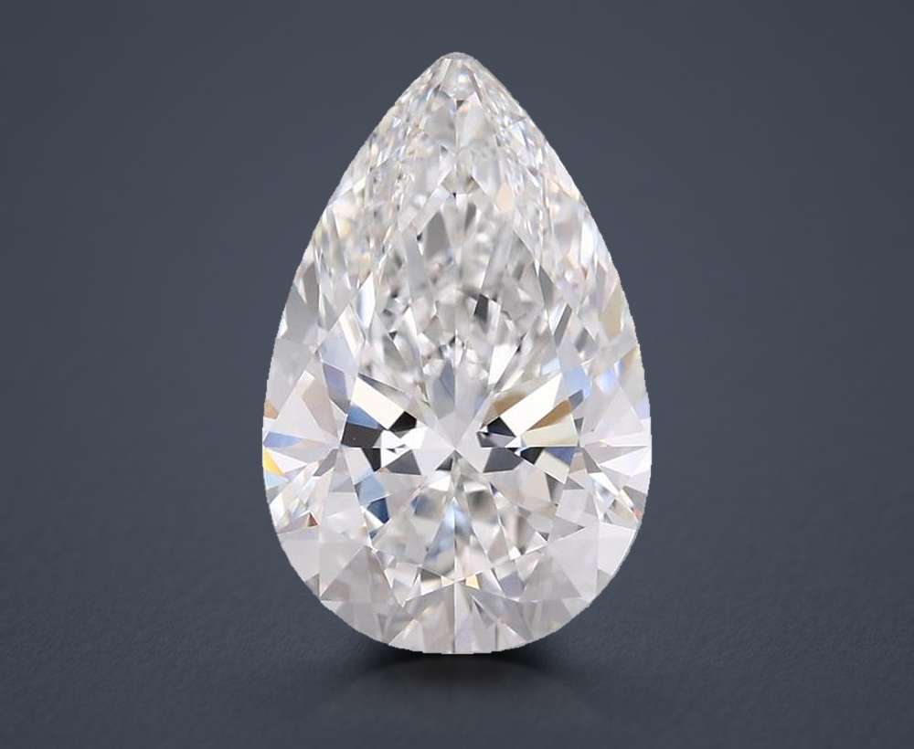 3.55 Carat Pear Lab Diamond