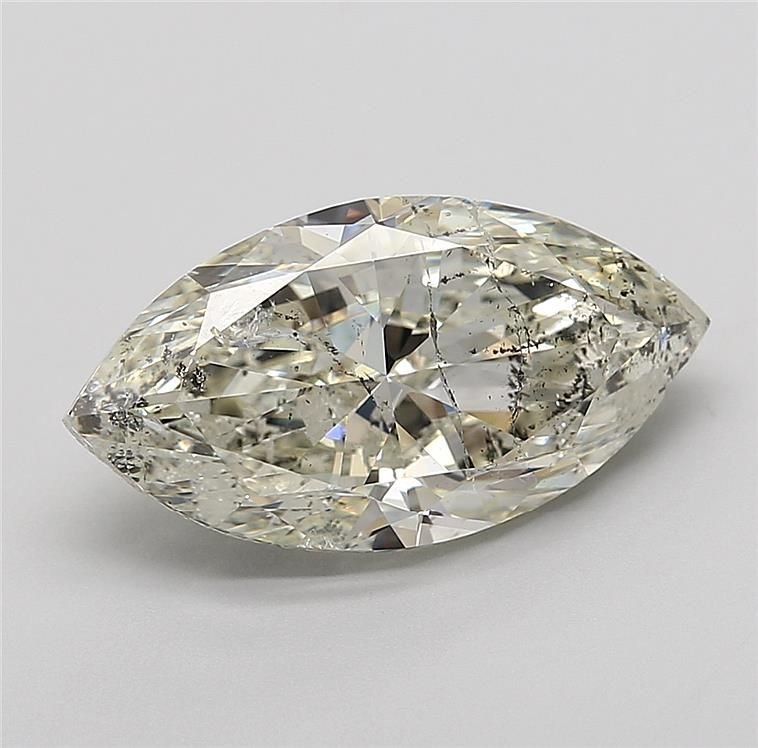 5.01ct J SI2 Rare Carat Ideal Cut Marquise Diamond
