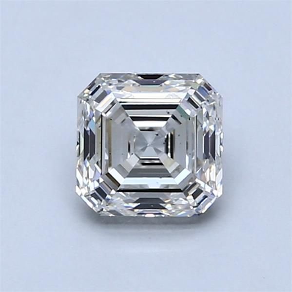 1.04ct J SI1 Rare Carat Ideal Cut Asscher Diamond