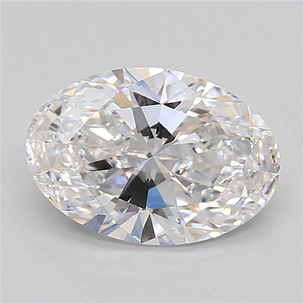 3.07ct D VS1 Rare Carat Ideal Cut Oval Lab Grown Diamond